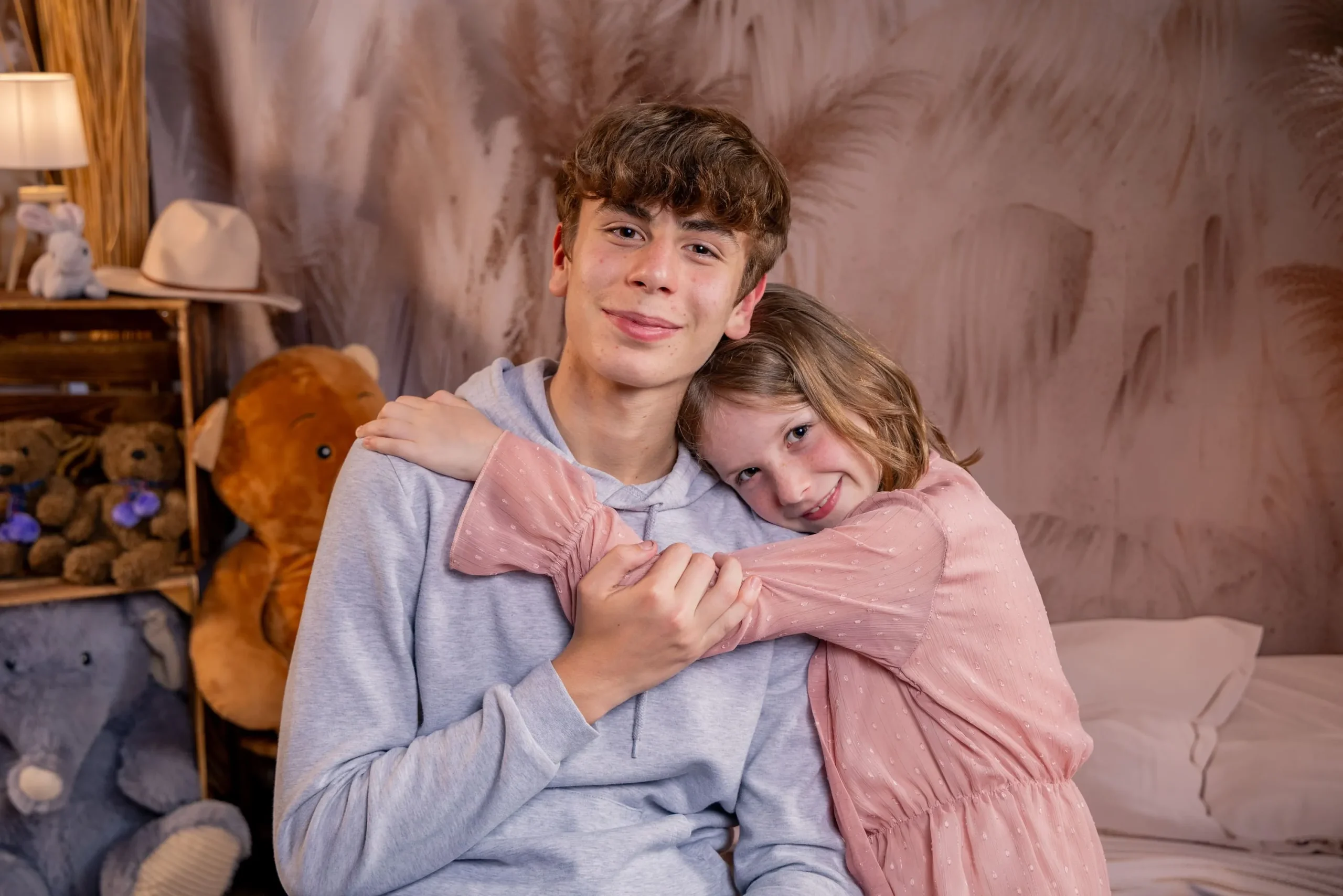 Portrait de deux enfants